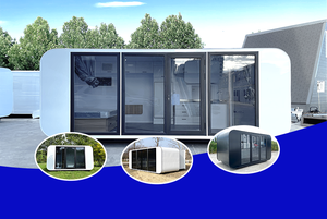 Cabine mobile Apple préfabriquée, bureau en forme de pod pour le glamping, les centres de villégiature et l'habitation - Product Image 4