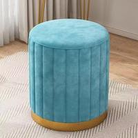 Pouf ottoman en velours capitonné réglable, style très tendance, gonflable, portable, mobilier de luxe moderne pour la maison, salon, chambre à coucher