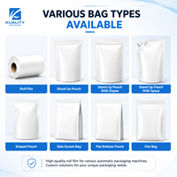 Bolsa con Boquilla Impresa Personalizada al por Mayor para Envasado de Bebidas y Jugos, Laminada de Alta Barrera para Líquidos