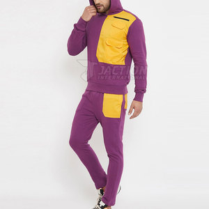 Latest Design Winter Men's <b>Tracksuit</b> Set Causal Long Sleeve Black Color <b>Plain</b> <b>Tracksuit</b> For Sale - Product Image 2