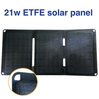 Panel Surya Portabel Monocrystalline Fleksibel Dapat Dilipat Sel Panel Surya ETFE Portabel Panel Surya Kecil