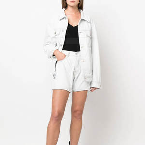 Veste en jean classique et décontractée à col montant pour hommes, veste à capuche à la mode, style 100% coton, vêtements d'hiver fantaisie - Product Image 4