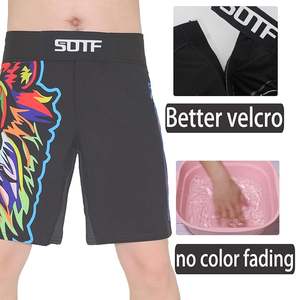 Shorts de sport respirants en spandex/polyester de haute qualité imprimés sur mesure SOTF, trunks MMA, vêtements d'arts martiaux UFC - Product Image 4