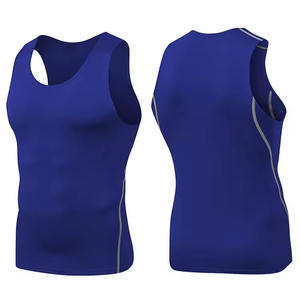 Custom Wholesale Men Cutout Hollow Basketball Gym Set Breathable Quick Dry Compression Tank <b>Top</b> & Sports Shorts - Product Image 3