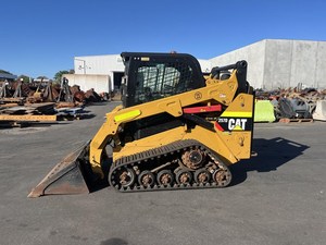 Chargeur compact de dérapage de Caterpillar de représentation solide système entièrement hydraulique 74 HP contrepoids pompe essentielle prête à l'emploi terrassement - Product Image 4