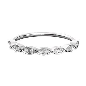 แหวนหมั้นเพชรทรงกลมสำหรับเธอ - Product Image 1