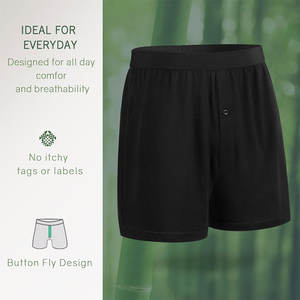 Boxers en coton et élasthanne de haute qualité pour hommes - Sous-vêtements confortables avec des caractéristiques de séchage rapide et respirantes - Product Image 4