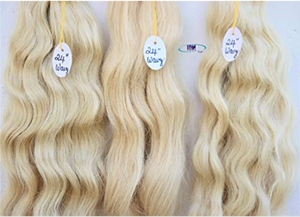 Cheveux Remy indiens non traités blonds 613 Style vague profonde et lâche Cheveux humains de haute qualité - Product Image 4