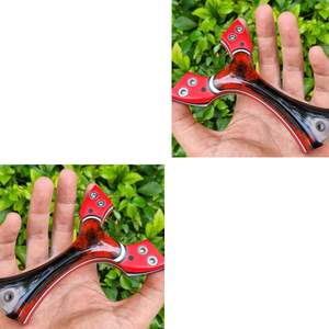 Handcrafted Bimbim Wooden <b>Slingshot</b> Fun Outdoor Sling Toy for Kids and Adults Traditional Wood Handle <b>Slingshot</b> for Playtime - Product Image 6