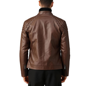 Hot Selling Bulk Men <b>Leather</b> <b>Jacket</b> Fashion Wear Men <b>Leather</b> <b>Jacket</b> Windproof Men <b>Leather</b> <b>Jacket</b> - Product Image 3