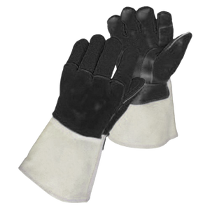 Vêtements de travail d'hiver haute visibilité Gants en cuir de vachette renforcé à grain de vache Sécurité à l'abrasion pour le soudage TIG Heavy Duty - Product Image 5
