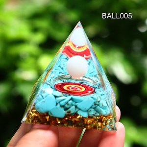 Vente en gros de sphère en cristal poli Quartz Agate Orgonite Pyramide Boule Fée Reiki Guérison Chakra Méditation Outil Pierre Précieuse Feng - Product Image 4