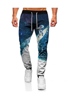 New Fashion Sublimation Trouser Style Plus Size Hot Sale Custom Made Stylish Printed Flared <b>Stacked</b> <b>Jogger</b> Pant - Product Image 6