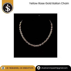 Mejor calidad 18kt amarillo oro rosa cadena italiana diseño elegante joyería fina aniversario compromiso GIA certificado Venta caliente - Product Image 2