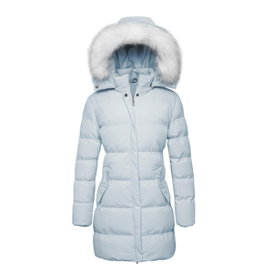 Winter Fashion Women's Padded Parka Jacket with Popular <b>Fox</b> <b>Fur</b> Collar Women's Parka Jacket Winter Season Long Puffer Coat - Product Image 1