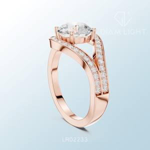 Bague Cluster Ronde Certifiée IGI, Design de Bijoux Élégant, Style Intemporel, Accessoire de Luxe Fait Main, Déclaration de Mode Moderne - Product Image 4