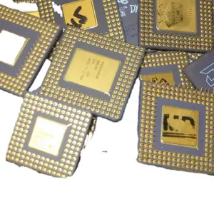 Pentium pro-ordenador de alta calidad, procesador de cpu de desecho de cerámica dorada, con pines dorados