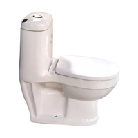 Cuvette de toilettes en céramique pour hôtel et maison, modèle n° WC monobloc pour bébé 123