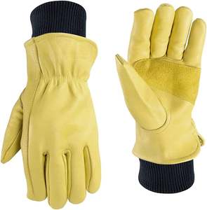 Gants en cuir de daim pour homme sur mesure de l'usine Atlantis au Pakistan - Haute qualité, utilisation quotidienne en hiver, cyclisme, design personnalisé noir - Product Image 4