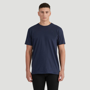 เสื้อยืดผ้าใยไผ่สำหรับผู้ชายพิมพ์โลโก้แบบกำหนดเอง100% - Product Image 1