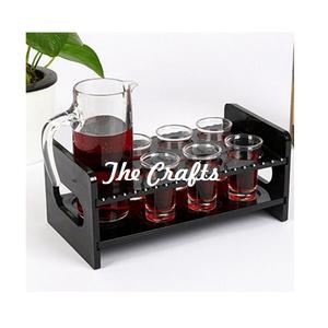 Soporte de vidrio acrílico y acero de diseño fabuloso para utensilios de cocina soporte de vidrio decorativo a precio competitivo - Product Image 4