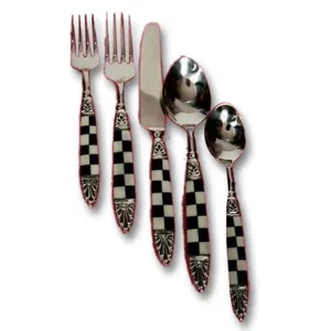 High Selling Manufacturer from India at Best Price knife Spoon and Fork Royal Stainless Steel Silver Cutlery Set for Restaurant