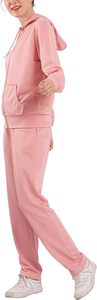 Wholesale Breathable Lightweight Winter Hooded <b>Polyester</b>/Cotton Women's Jogging Suit Sweatpants Sweatsuit Set Tracksuit <b>Jogger</b> - Product Image 3