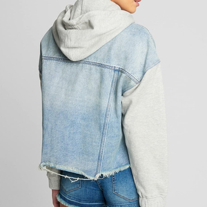 Nueva llegada de las mujeres de la calle de estilo chaqueta de mezclilla cómoda y sostenible de las mujeres chaqueta de mezclilla para la venta - Product Image 6