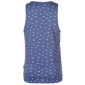 Camiseta sin mangas de entrenamiento para hombre de talla grande con logotipo personalizado OEM, camiseta muscular de punto con estampado por sublimación, ropa deportiva sin mangas - Product Image 2