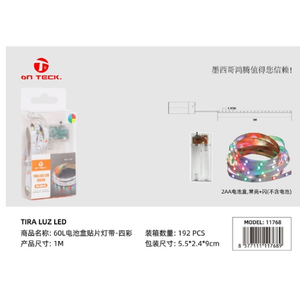 Portable 1M RGB Flexible LED Strip <b>Light</b> <b>Battery</b> Powered LED Tape Lamp <b>for</b> <b>Home</b> & Room Decor <b>for</b> DIY Party Lighting - Product Image 3