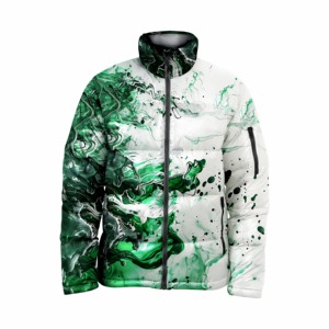 Blouson matelassé pour homme, fabriqué en usine certifiée, durable, hiver - Product Image 1