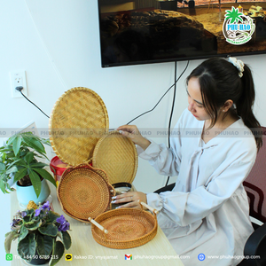 PRODUCTO SUPERIOR: Desde servir hasta organizar: descubra los muchos usos de las bandejas de ratán, exportación desde Vietnam - Product Image 5