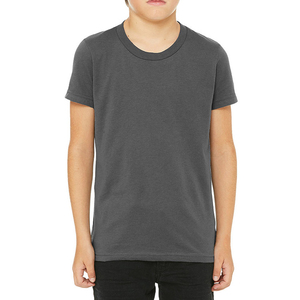 Camiseta de algodón de tacto suave para bebé hecha en fábrica Opción OEM con logotipo personalizado de color sólido liso - Product Image 4