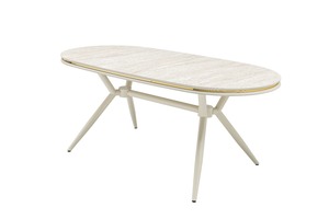 ชุดห้องรับประทานอาหารสแตนเลสแบบเปิดประทุนพร้อมดีไซน์ทันสมัยสำหรับเฟอร์นิเจอร์ในบ้านอพาร์ทเมนต์โรงแรมวิลล่า - Product Image 4