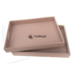 Bandeja de Madera MDF Resistente Tradebyd, Moderna, de Primera Calidad, Multiusos, Móvil, con Opciones Personalizables para el Día a Día - Product Image 4