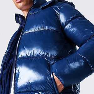 Venta al por mayor de ropa personalizada para hombre y mujer Parka informal a prueba de viento Chaqueta acolchada Fabricación de alta calidad - Product Image 2