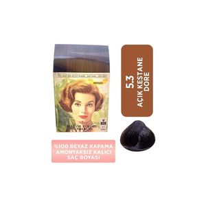 Coloration capillaire liquide permanente naturelle sans ammoniaque Marvel 5.3 Châtain clair doré unisexe - Product Image 1