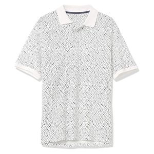 เสื้อโปโลสำหรับผู้ชาย, เสื้อโปโลผ้าฝ้าย100% แขนสามส่วนพิมพ์ลายเสื้อโปโลสีพื้นน้ำหนักเบา - Product Image 5