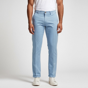 กางเกงลำลองขายาวลายทแยงสำหรับผู้ชายพร้อมผ้าคุณภาพระดับพรีเมียมเนื้อนุ่มใส่ได้พอดีและเหมาะสำหรับกลางแจ้งทำงานหรือวันพักผ่อน - Product Image 6