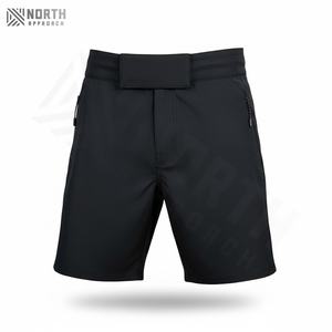 Shorts MMA pour hommes à séchage rapide, best-seller, nouvelle arrivée, impression de logo personnalisée, couleur unie, service OEM Kte, toile extensible de haute qualité - Product Image 6