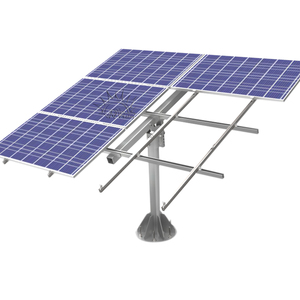 Sistema di Montaggio a Terra Regolabile a Colonna Singola per Impianti Fotovoltaici - Product Image 1