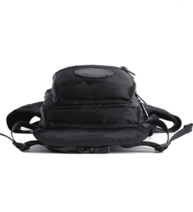 ขายส่งคุณภาพสูงที่กําหนดเองหนัง Fanny Pack สําหรับผู้ชายและผู้หญิงรถจักรยานยนต์เอวกระเป๋า Street สวมใส่ Fanny Pack กระเป๋าขากระเป๋าต้นขา - Product Image 2