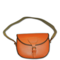 Pochette de chasse en cuir véritable, sac à munitions, robuste, résistant à l'eau, marron, accessoire de tir pour homme