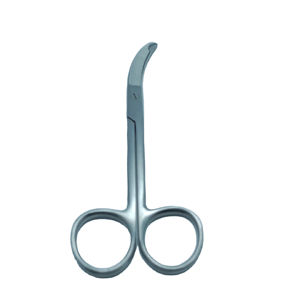 Littauer 14 cm ciseaux à point chirurgical lame crochetée en acier délicat Instrument de suture chirurgicale à puissance manuelle classe certifiée CE - Product Image 1