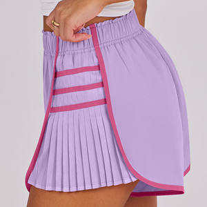 Pantalones cortos de entrenamiento de Fitness cómodos y holgados de alta calidad, pantalones cortos deportivos de cintura alta para exteriores para mujer, pantalones cortos de Yoga para gimnasio de secado rápido para mujer - Product Image 5