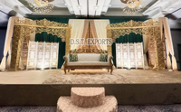 Décoration de cadre de porte de nuit de mariage sur le thème blanc de rêve Décoration de scène de mariage canadien de style moderne