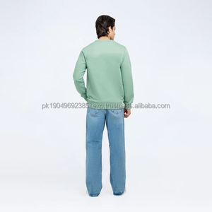 Sudadera Personalizada de Cuello Redondo Estilo Urbano, Sudadera de Forro Polar Grueso, Sudadera de Cuello Redondo, Nueva Llegada, Sudadera para Hombre - Product Image 4