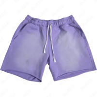 Blaze Hommes Personnalisé Lavage À L'acide Dye High Street Style Jogger Shorts Français Terry Coton Polaire Cordon Écologique