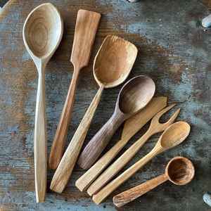 Cuchara de madera maciza pulida con espejo de alta calidad, nuevo diseño para cocina y uso en fiestas, suministro al por mayor de fábrica a bajo precio - Product Image 4