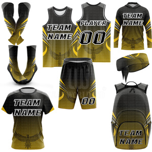 Kit d'uniformes de basket-ball personnalisés | Ensemble de maillots et shorts respirants à séchage rapide - Product Image 1